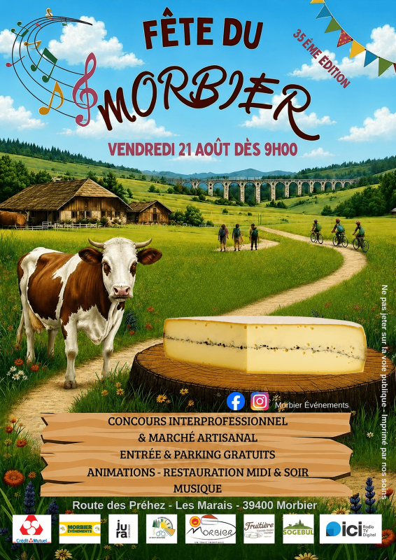 Affiche Fête Morbier 2026