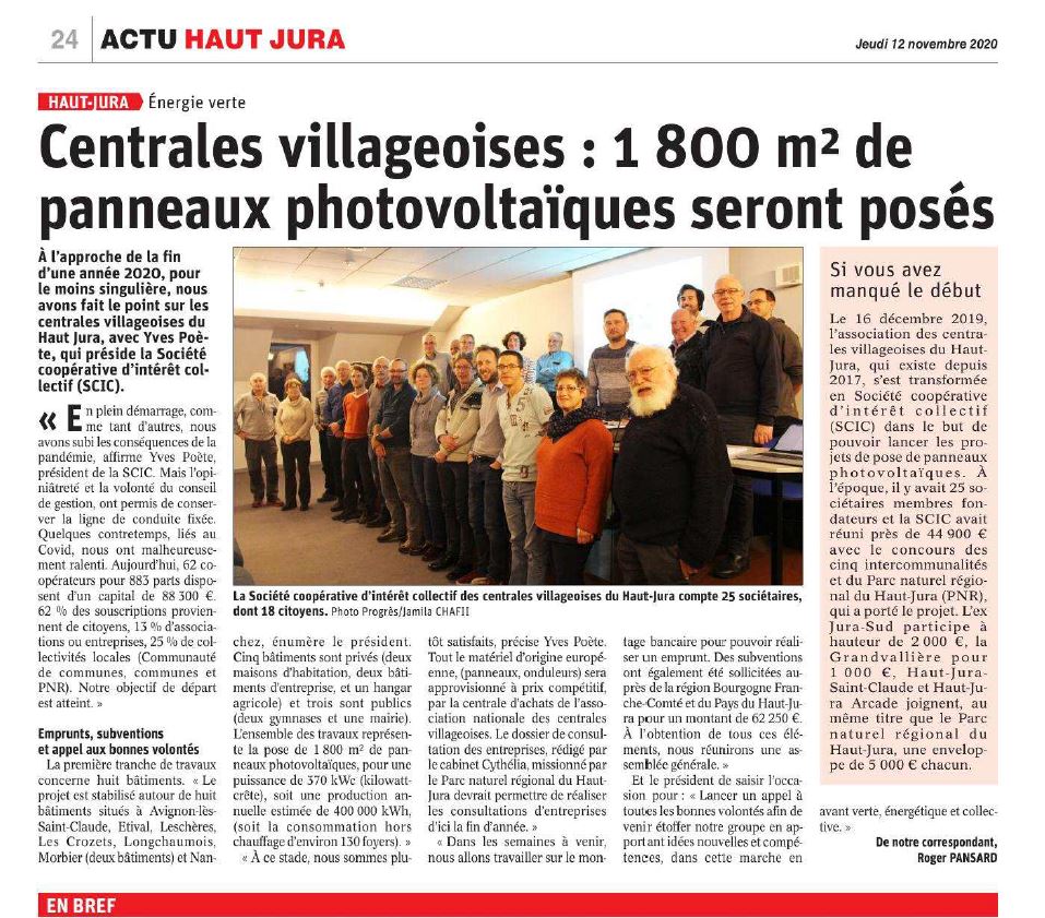 Article Le Progrès